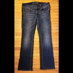American Eagle Women's Size 6 Regular Original Bootcut Denim Jeans